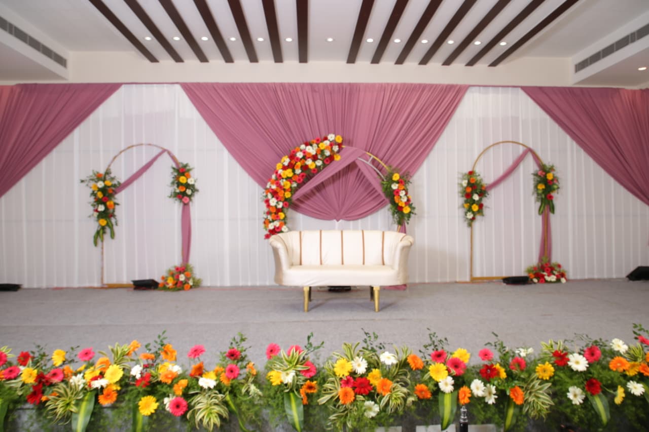 Reception Stage Setup